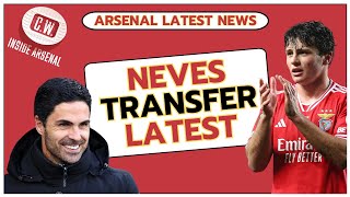 Arsenal latest news Joao Neves transfer links  Sesko interest grows  Kit launch  Scrapping VAR [upl. by Savina]