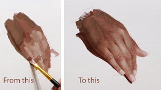 How to Paint a Hand [upl. by Joacimah]