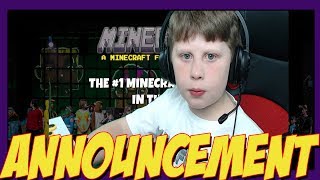 MINEFAIRE ANNOUNCEMENT  NORTH CAROLINA USA  MINECRAFT FESTIVAL [upl. by Asreht]