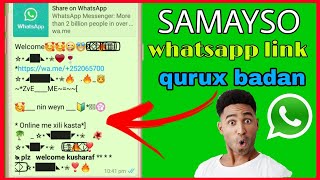 SIDA LOOO SAMEEYO WHATSAPP LINK [upl. by Ahsemrac]