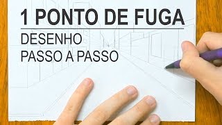 Como desenhar com 1 ponto de fuga [upl. by Hyde742]