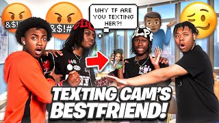 TEXTING CAM BEST FRIEND AND HE GOT MAD  I THINK HE LIKES HER🤔 [upl. by Roanne]