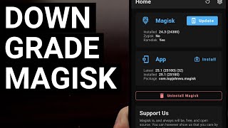 How to Downgrade Magisk to an Older Version [upl. by Notlehs]