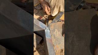 How close gap thin plate with stick welding shorts welding [upl. by Sherye25]