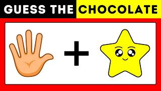 Guess The Chocolate By Emoji 🍫  Fun Emoji Quiz Challenge [upl. by Ecerehs553]