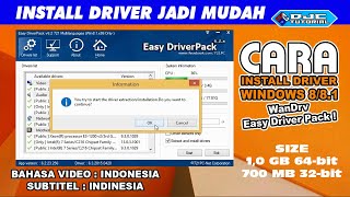 Cara Install Driver Windows 881 dengan WanDrv Easy Driver Pack [upl. by Teddie]