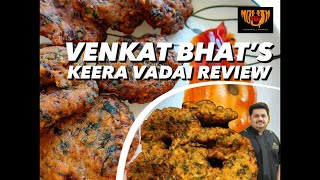 Venkatesh Bhats Keerai Vadai Review I Tasty Snacks I Keerai Vadai recipe in tamil I Tea Time Snacks [upl. by Kellen]