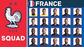 FRANCE Squad For International Friendlies March 2024  France Squad  FootWorld [upl. by Kenton]