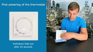 First powering of the thermostat [upl. by Jourdain262]