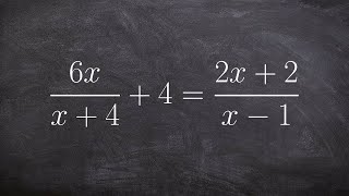 Solving a rational equation with two solutions [upl. by Grady104]