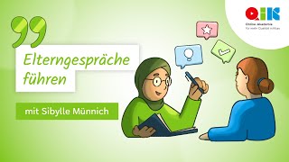 quotGute Elterngespräche führenquot  mit Sibylle Münnich [upl. by Yruj945]