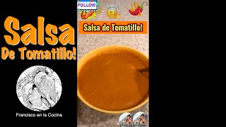 Salsa de Tomatillo con Chile de Arbol  Shorts [upl. by Jess]