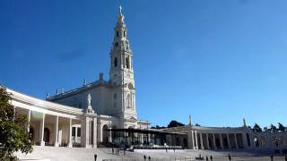 Bells at Fatima ring to Ave Maria [upl. by Ranitta]