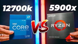 The BEST 12Core CPU BATTLE Ryzen 9 5900x vs Intel i7 12700k creators [upl. by Lindgren]