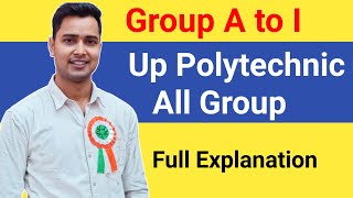 Up Polytechnic Entrance Exam 2022 All Groups Related Information JEECUP 2022 Group A to Group I [upl. by Adolfo]