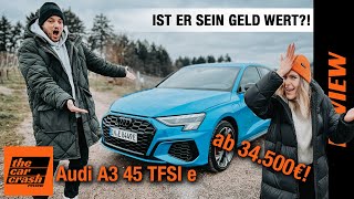 Audi A3 Sportback 45 TFSI e 2022 MUSS das sein 245 PS Plug inHybrid Fahrbericht  Review  Test [upl. by Jerroll]