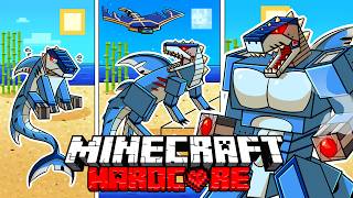 I Survived 1000 DAYS as a ROBOT SHARK in HARDCORE Minecraft  Land Mobs Compilation [upl. by Mcleod]