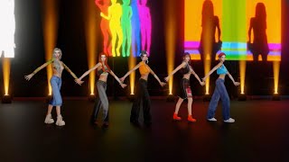 HiTEEN  INTRO  ‘GOT THAT BOOM’ Live from Simsverse Summer Festival SIMS 4 KPOP DANCE VIDEO [upl. by Cooperstein513]