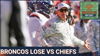 Locked On Broncos POSTCAST Broncos lose in crushing fashion vs Chiefs [upl. by Verge]