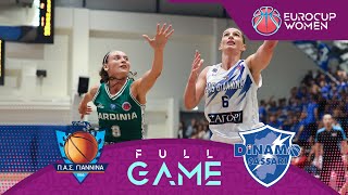 PAS Giannina v BDS Dinamo Sassari  Full Basketball Game  EuroCup Women 202425 [upl. by Aissak336]