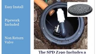 Sumps amp Pumps Direct Ltd  The Z190 Mini Sewage Pumping Station [upl. by Andriana]