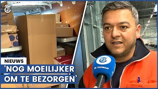 PostNLbezorger bezorgd ‘Het is niet normaal meer’ [upl. by Elysha]