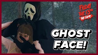 GUTTING COUNSELORS AS GHOSTFACE  Friday the 13th The Game [upl. by Nolur462]