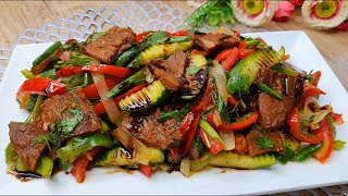 Японский Острый Салат  Вкусный Супер Салат  Японча Аччик Гуштли Салат Туй ва Маросимлар учун [upl. by Rashida]