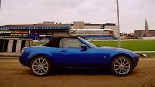 MX5 vs Greyhound challenge  Top Gear [upl. by Atisusej]