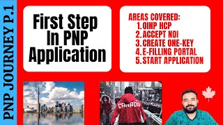 Apply PNP Canada P1  OINP Application Process  PNP Program Canada 2023  Ontario HCP [upl. by Dnamron]