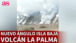 VOLCÁN EN LA PALMA  La DIMENSIÓN de una humeante ISLA BAJA  Diario AS [upl. by Spiegleman190]