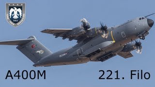 A400M flies in Turkish Air Force colours  A400M Türk Hava Kuvvetleri renkleriyle uçtu [upl. by Olympium]