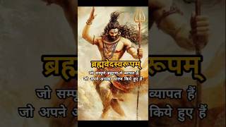 Namami shamishan nirvan rupam  Shiv Rudrashtakam  shorts trending shiv mahadev status bhajan [upl. by Vasta]