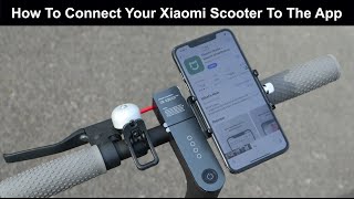 How To Connect To Your Xiaomi Electric Scooter To The Smartphone App [upl. by Eilssel]