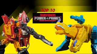 Top 10 Transformers Power of the Primes Figures stop motion [upl. by Knuth420]