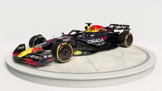 Red Bull Formula 1 2024 Updated F1 Race Car PBR 3D model [upl. by Frendel]