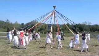 Folk School Maypole Dance 2011 [upl. by Enymsaj]