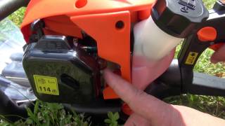 FUXTEC Benzin  HECKENSCHERE FXMH12 edition  TUTORIAL zum Starten der HECKENSCHERE [upl. by Blunk245]