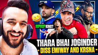 Thara Bhai JOGINDER is the new HipHop king   Diss on emiway amp krna [upl. by Aik355]