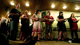 Something Beatles cover  Molly Lewis and the Ukulele Melee on JoCo Cruise Crazy II [upl. by Ahsilem]