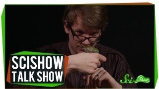 Cyborg Eyes and Stumpy the Dumpy Tree Frog SciShow Talk Show 11 [upl. by Nyrek]