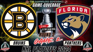 Game 2 Boston Bruins vs Florida Panthers LIVE NHL hockey Playoffs [upl. by Constantina]