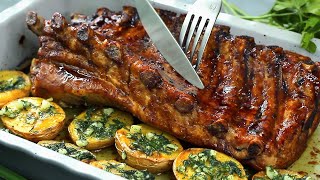 Perfect juicy and tender ribs in the oven Delicious dinner is easy to prepare [upl. by Roscoe]