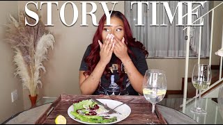 STORY TIME  GHOST LADY FINALLY REVEALS HERSELF amp THE STORY GETS WORSER CHILE  PIZZA MUKBANG [upl. by Dierolf544]