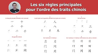 Les six règles principales pour écrire les caractères chinois cours 2  汉字六大笔画顺序🖊🖋 [upl. by Ahsyen]