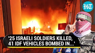 Hamas Abu Obaida Reveals Series Of Setbacks For IDF 25 Israeli Soldiers Eliminated  Watch [upl. by Vahe101]