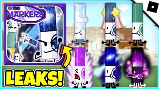 Find the Markers  SPACE UPDATE LEAKS NEW MARKERS AND SECRET BADGE ROBLOX [upl. by Derril25]