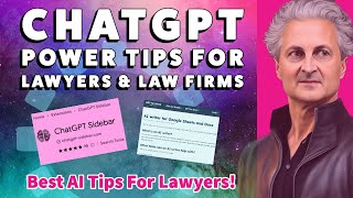 ChatGPT Power Tips for Lawyers amp Law Firms Embrace AI or Die [upl. by Simons]