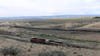 Empty Coal train climbs Trinidad Hill [upl. by Jenna]