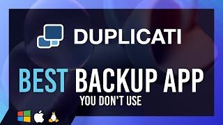 EASY BACKUPS  Compressed Encrypted Rolling  Duplicati  Windows Mac Linux [upl. by Bernadette]